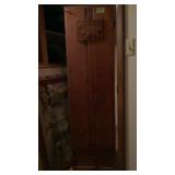 Old wood gun cabinet