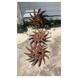 Rotary Hoe Wheel FRONT OF THE HOUSE