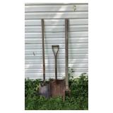 Post Digger and Shovels
