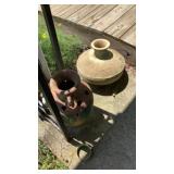 Pottery On Front Porch