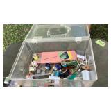 Sewing box and contents