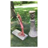 Screw jack, bottle cap press