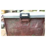 Vintage metal cooler