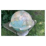 Lighted World Globe, piece broke