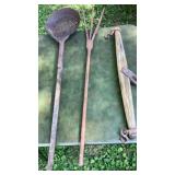 Single tree, primitive sifter & hay rake
