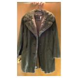 Fur coat, size 12
