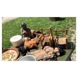 Vase, decor items, Native American items, 2 wash