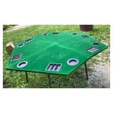 Poker table top in bag