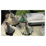 Porcelain women collectibles
