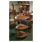 Corner shelf unit 45" tall