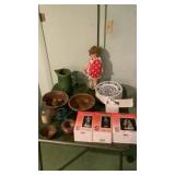 Stoneware, Pitcher, Doll, Clowns