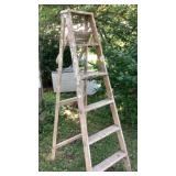 Wood ladder 6
