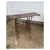 Tredle sewing machine stand