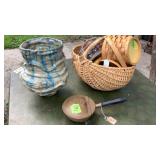 Old galvanized sprayer, large tin, copper crumb