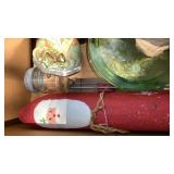 Cake plate, religious and Christmas, small mason