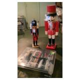 Nutcrackers, egg ornaments, cassette tapes,