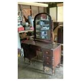 Antique Dresser With Mirror