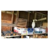 Quart Jars, Ball Jars, lamp Broken, Egg Basket,