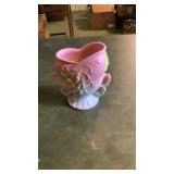 Hull Art Pottery W-5 6 1/2" Vase With Wild Flower