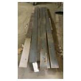 flat 1/4" steel, (6) 10