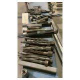assortment of drill and reamer bits