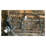 gas powered concrete vibrator w/ 3 shafts