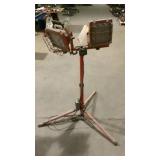 work light on tripod stand