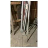 assortment of concrete float handles