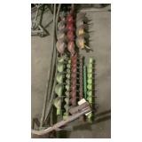 portable gas powered post hole digger w/ 8 augers