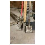shovels, spade and a pic