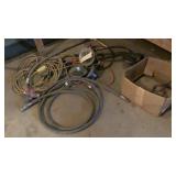 Hoses, electric extension cord & heaters
