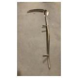 antique weed scythe