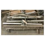 pallet of concrete rakes
