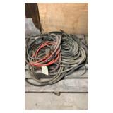 pallet of hydraulic hoses and banks