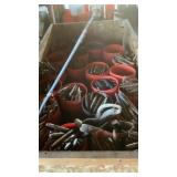 hundreds of steel pins