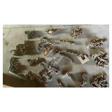 large assortment of chain