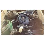 pallet box full of assortment of trash pump hose w