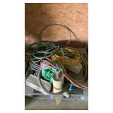 air tank and hoses for sandblasting