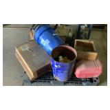 pallet w/ assortment of load cells and misc