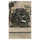 assortment of welding leads