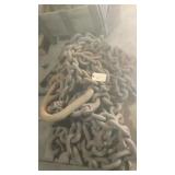 heavy duty chain w/ hooks and Clevis
