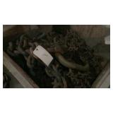 assortment of heavy duty chains