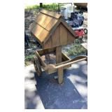 Wood Wagon With Cover