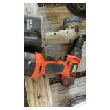 Milk crate and contents