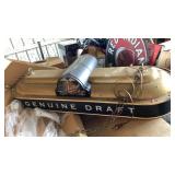 Miller Genuine Draft hanging light, approximately