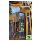Flashlights, soldering iron, etc