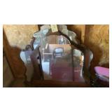 2 antique mirrors, needs some repair