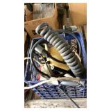 Milk crate and contents