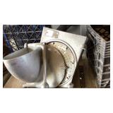 Milk crate and slicer parts