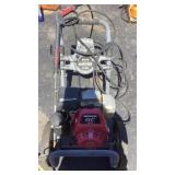 Power washer with Honda engine